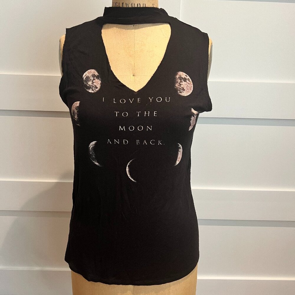 Black Sleeveless  Muscle Tee by French Pastry, Size SM, & Two Bralettes Bundle